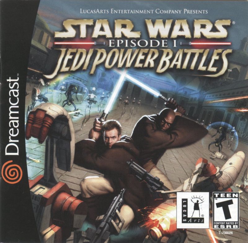 Front cover of Star Wars: Episode I - Jedi Power Battles for Dreamcast