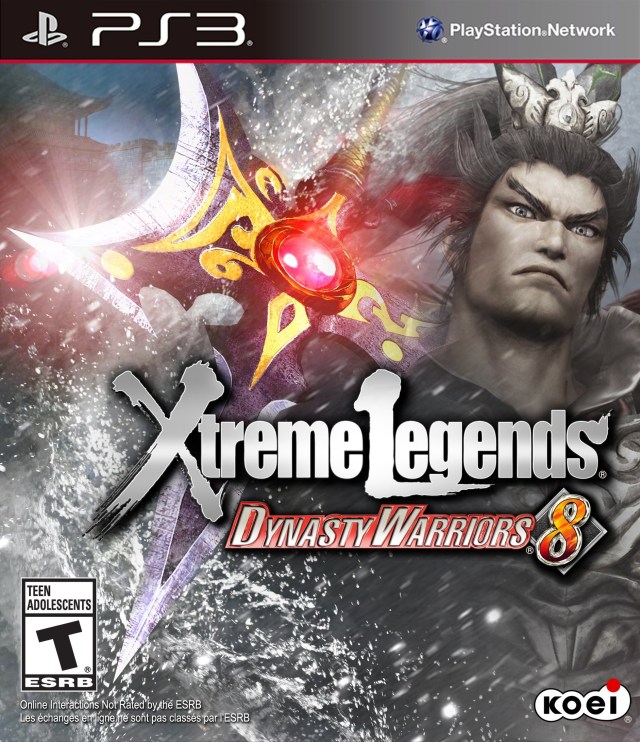 Front cover of Dynasty Warriors 8: Xtreme Legends for PlayStation 3