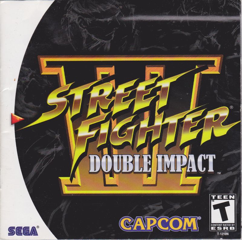 Front cover of Street Fighter III: Double Impact for Dreamcast