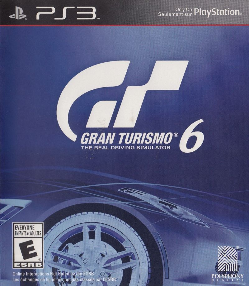 Front cover of Gran Turismo 6 for PlayStation 3