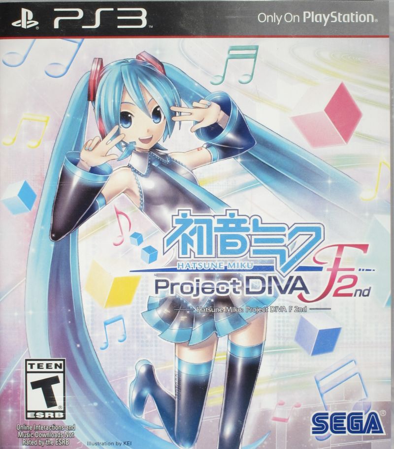 Front cover of Hatsune Miku: Project DIVA F 2nd for PlayStation 3