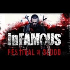 Front cover of inFAMOUS: Festival of Blood for PlayStation 3