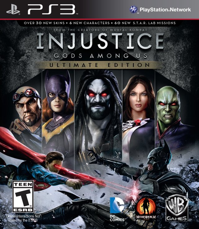 Front cover of Injustice: Gods Among Us - Ultimate Edition for PlayStation 3