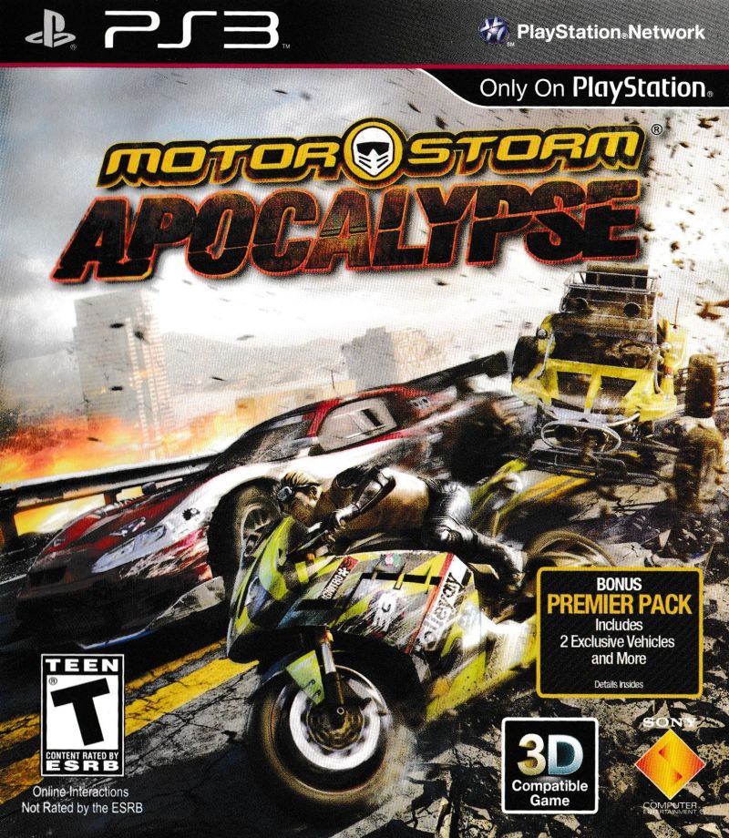 Front cover of MotorStorm: Apocalypse for PlayStation 3
