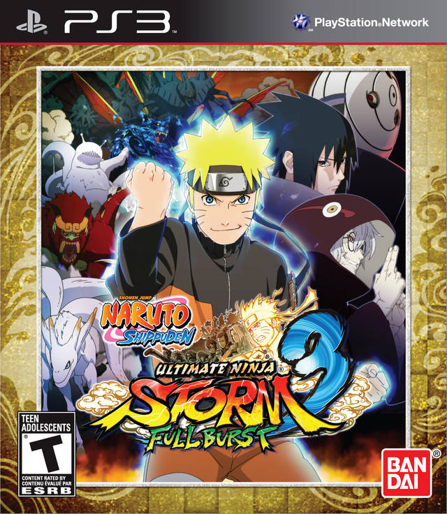 Front cover of Naruto Shippuden: Ultimate Ninja Storm 3 - Full Burst for PlayStation 3
