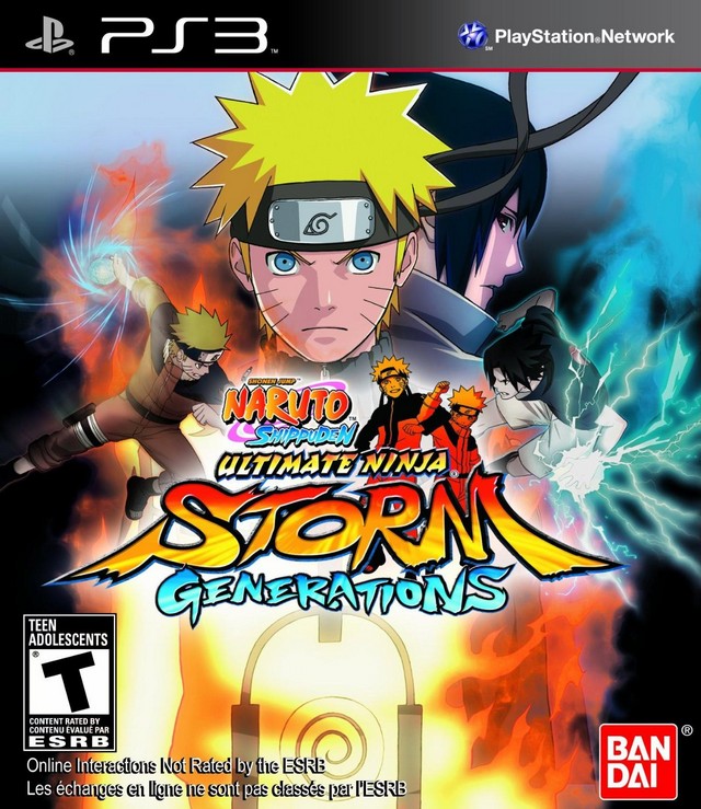 Front cover of Naruto Shippuden: Ultimate Ninja Storm Generations for PlayStation 3