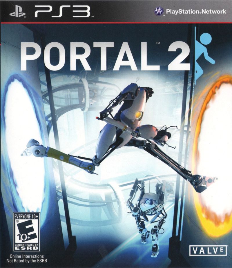 Front cover of Portal 2 for PlayStation 3
