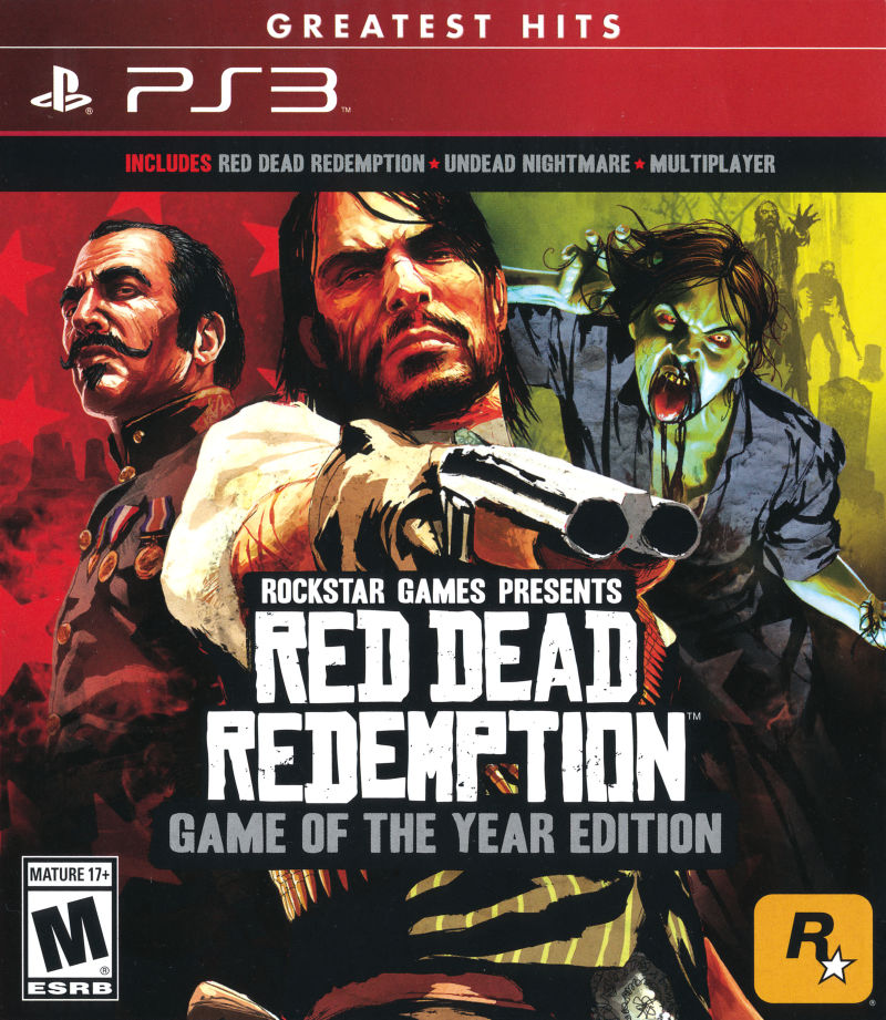 Front cover of Red Dead Redemption: Game of the Year Edition for PlayStation 3