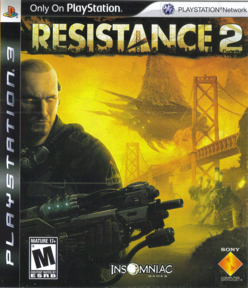 Front cover of Resistance 2 for PlayStation 3