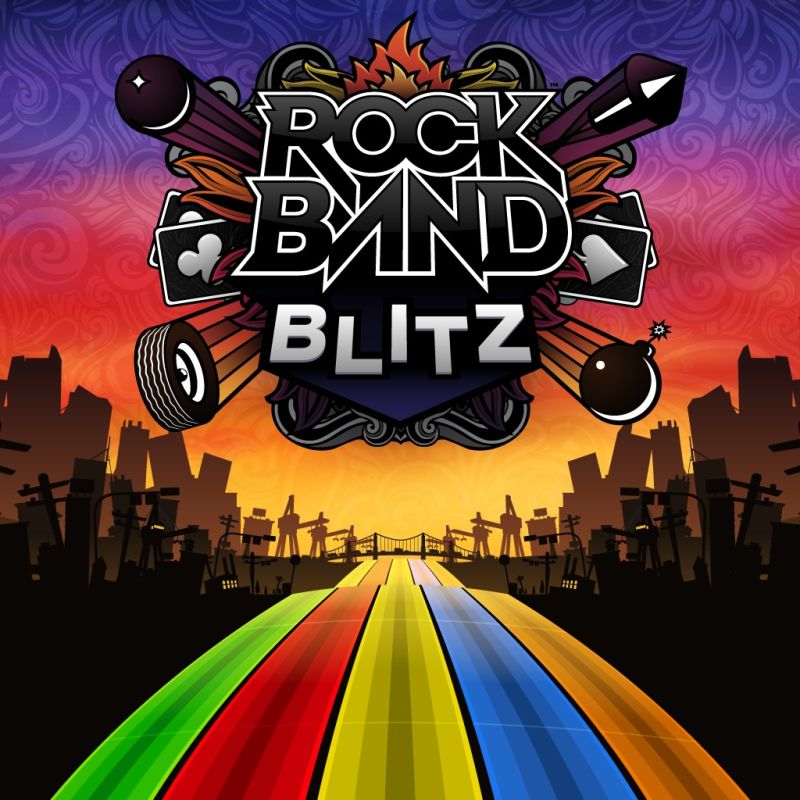 Front cover of Rock Band Blitz for PlayStation 3