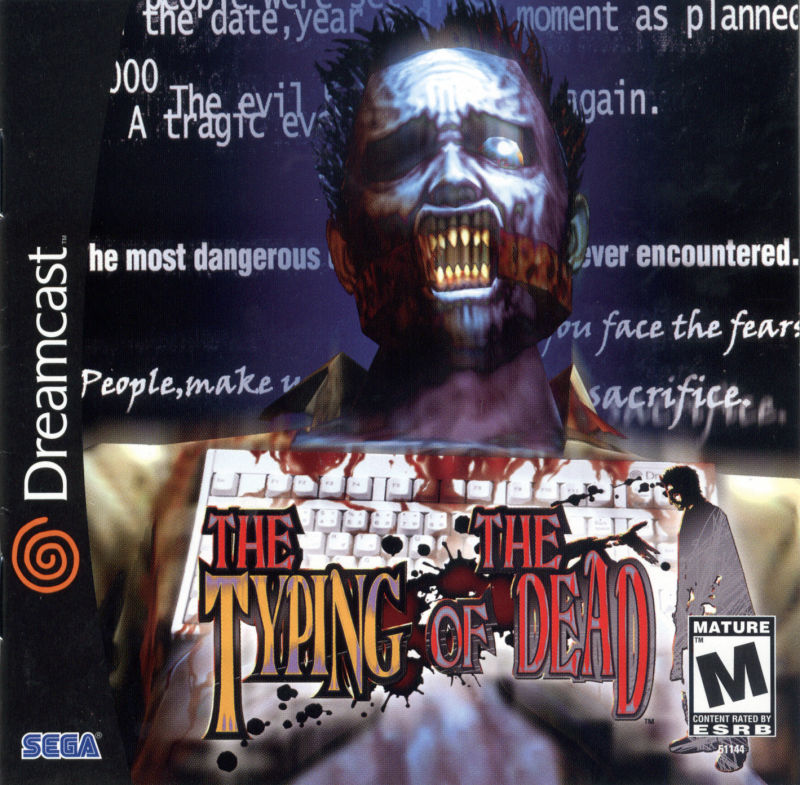 Front cover of The Typing of the Dead for Dreamcast