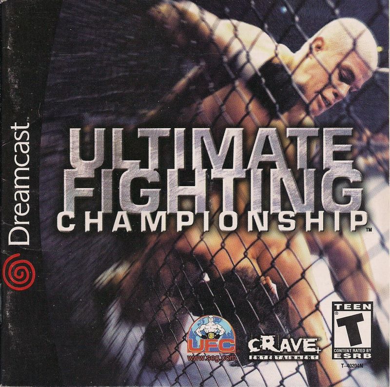 Front cover of Ultimate Fighting Championship for Dreamcast