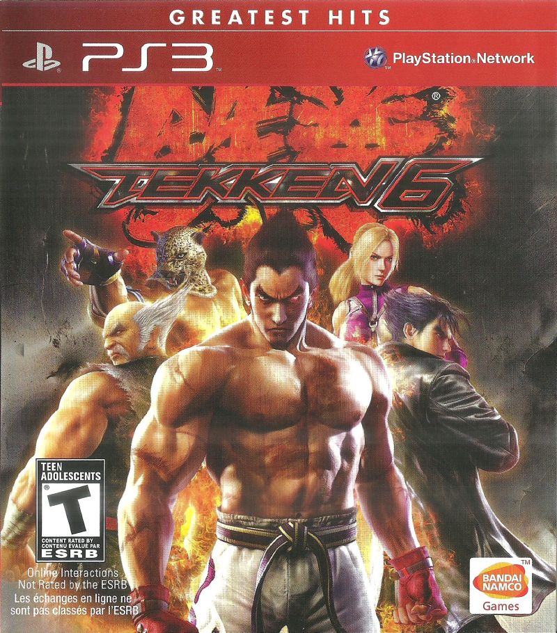 Front cover of Tekken 6 for PlayStation 3
