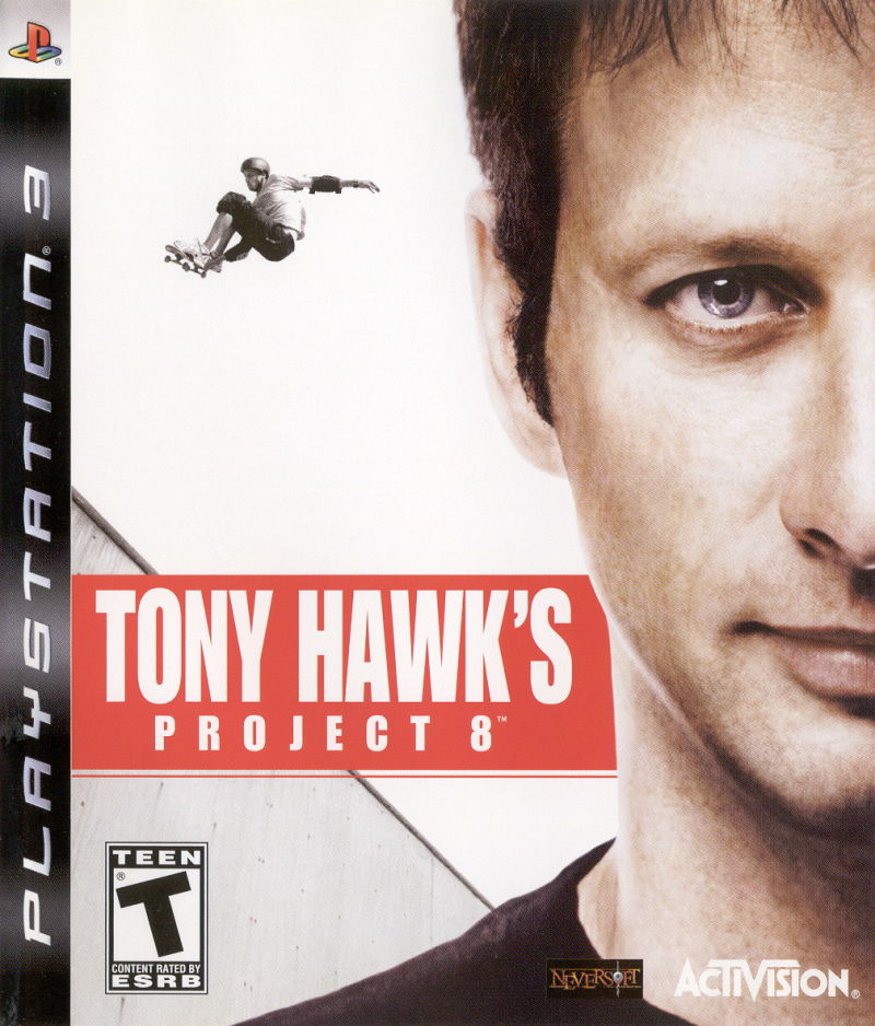 Front cover of Tony Hawk's Project 8 for PlayStation 3