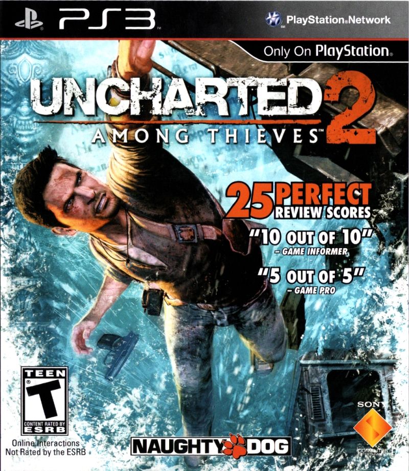 Front cover of Uncharted 2: Among Thieves for PlayStation 3