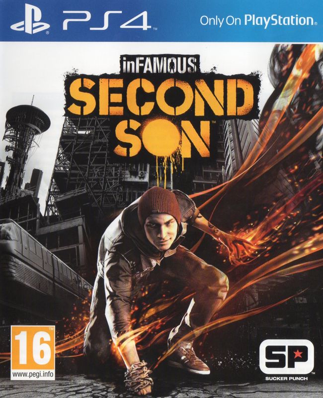 Front cover of inFAMOUS: Second Son for PlayStation 4