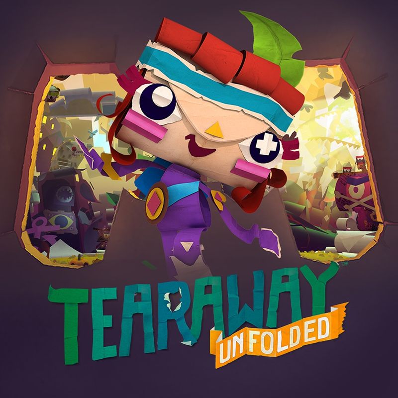 Front cover of Tearaway: Unfolded for PlayStation 4