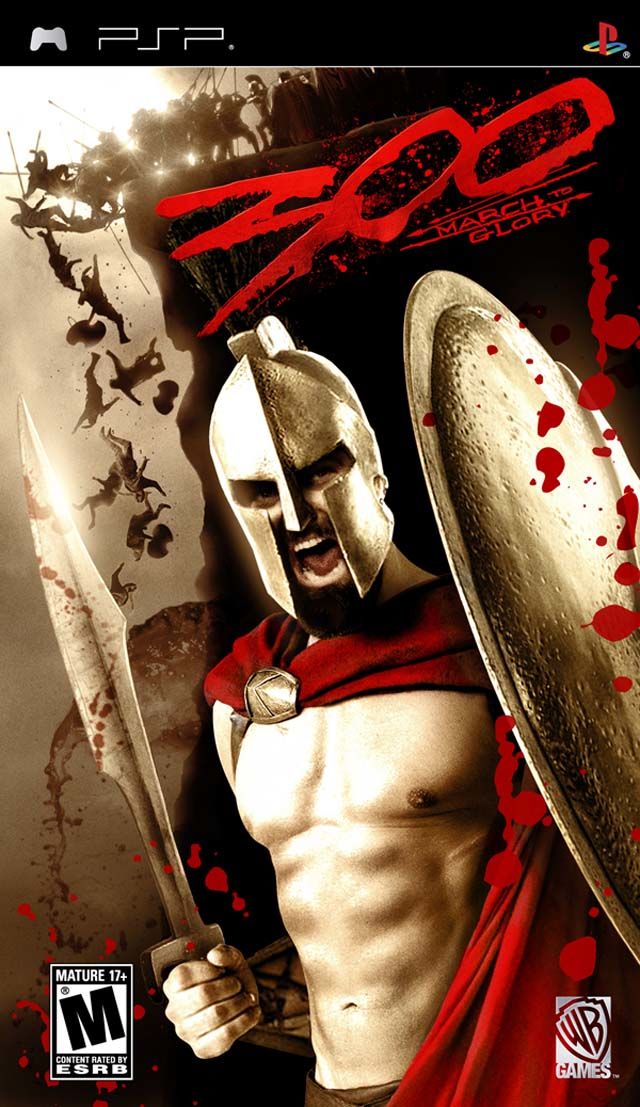 Front cover of 300: March to Glory for PlayStation Portable