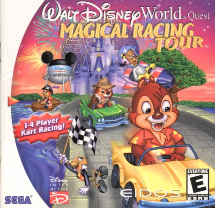 Front cover of Walt Disney World Quest: Magical Racing Tour for Dreamcast