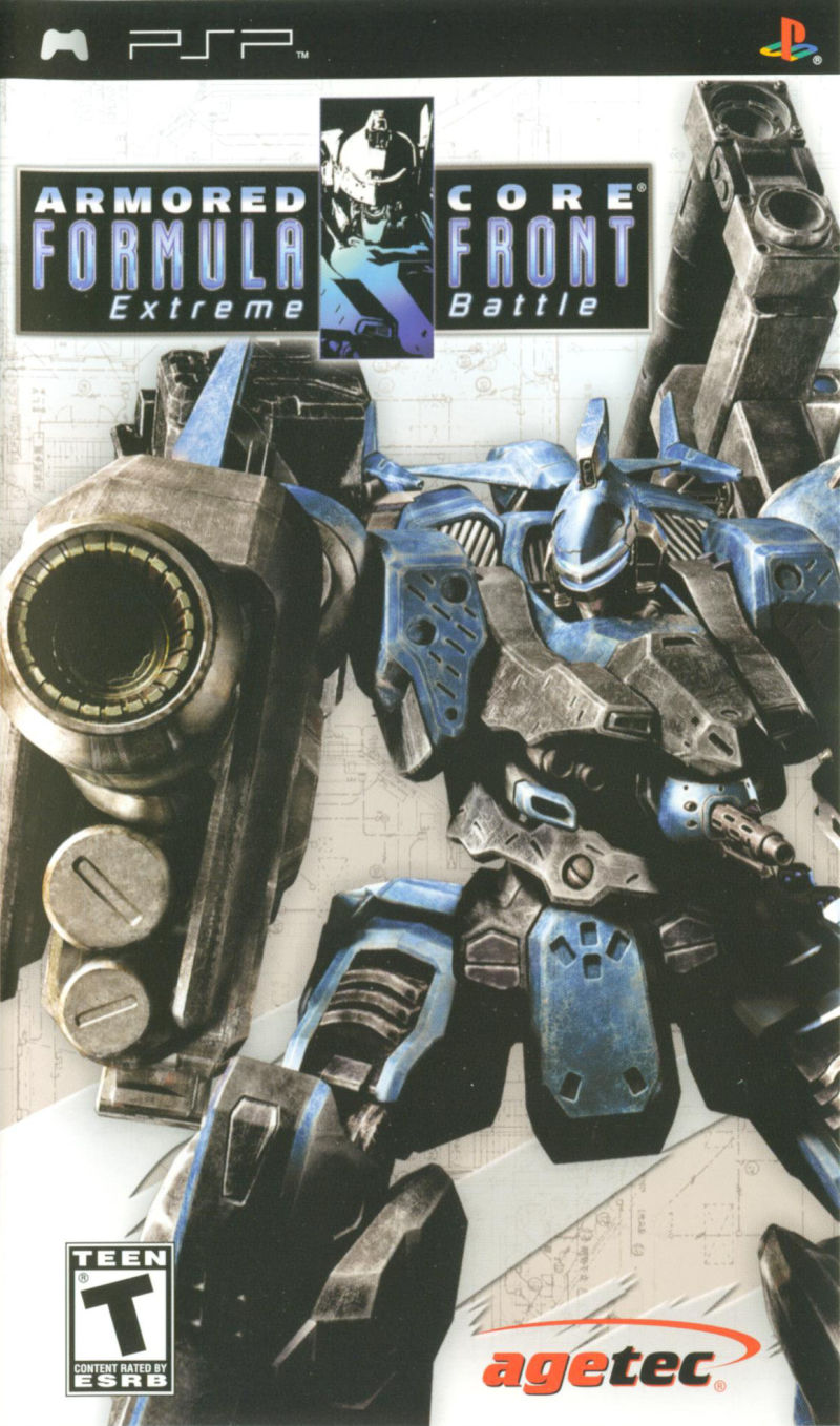 Front cover of Armored Core: Formula Front - Extreme Battle for PlayStation Portable