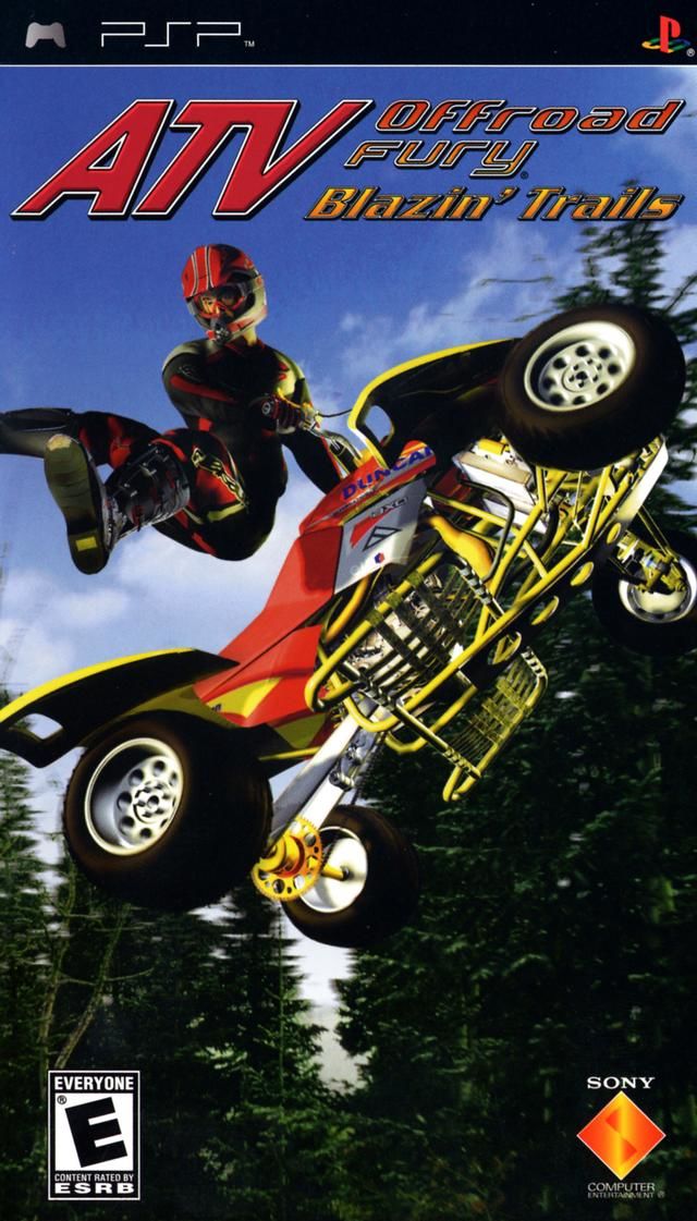 Front cover of ATV Offroad Fury: Blazin' Trails for PlayStation Portable