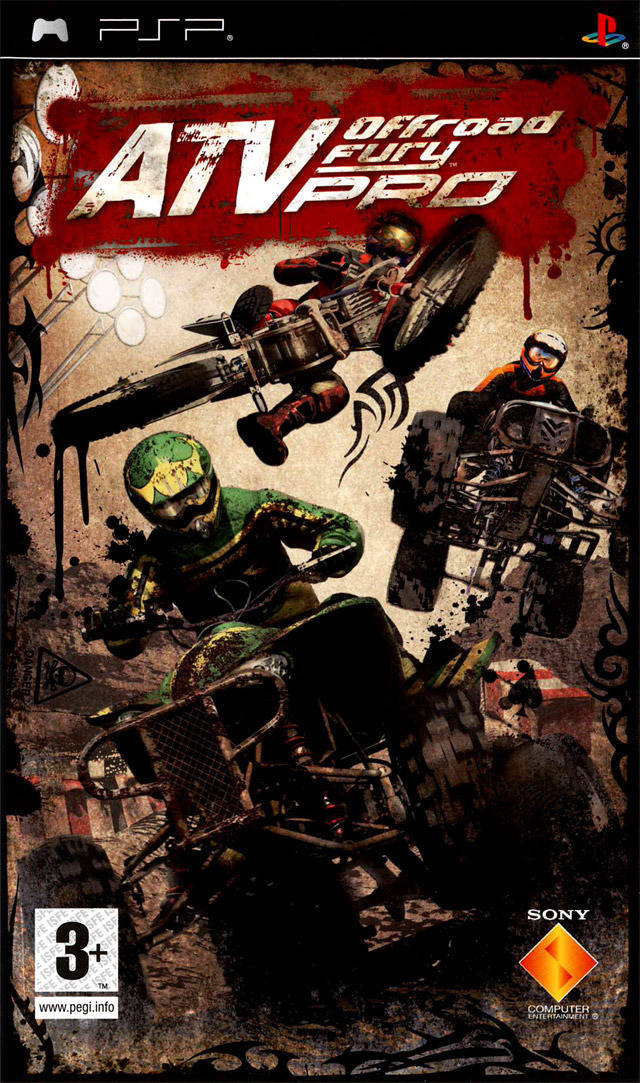Front cover of ATV Offroad Fury Pro for PlayStation Portable