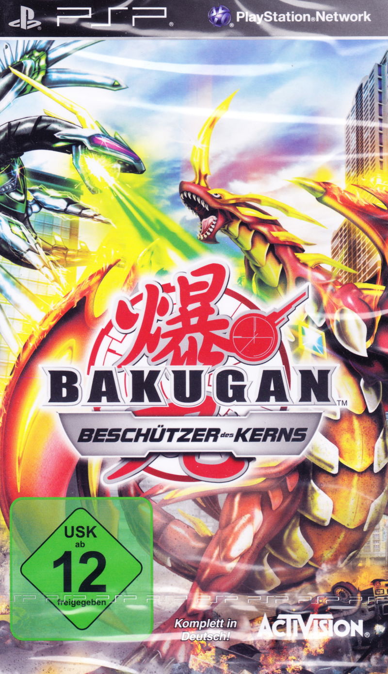 Front cover of Bakugan: Defenders of the Core for PlayStation Portable