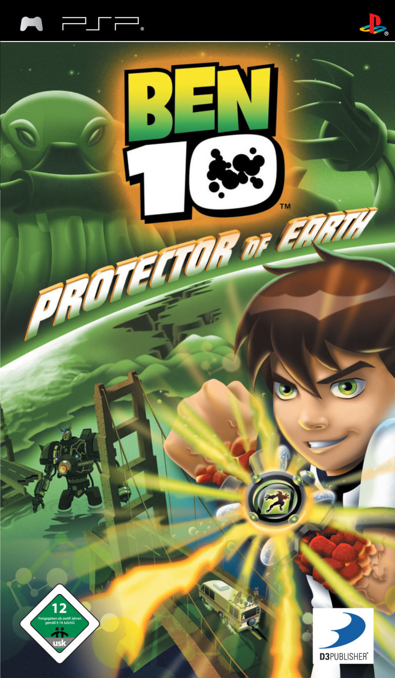 Front cover of Ben 10: Protector of Earth for PlayStation Portable