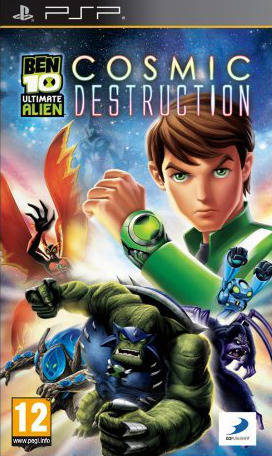 Front cover of Ben 10: Ultimate Alien - Cosmic Destruction for PlayStation Portable