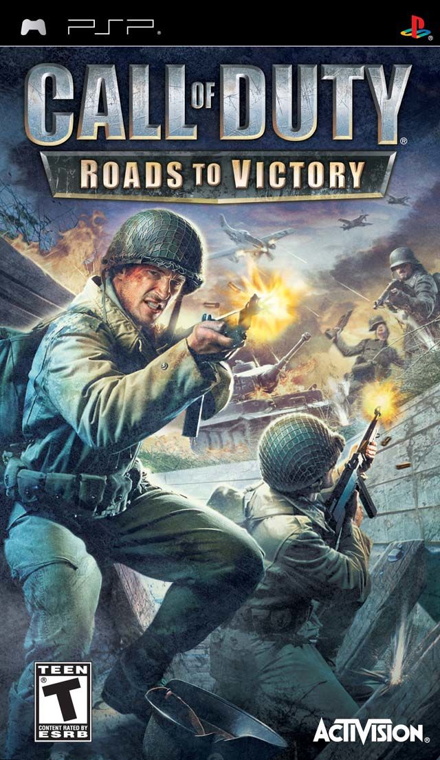 Front cover of Call of Duty: Roads to Victory for PlayStation Portable