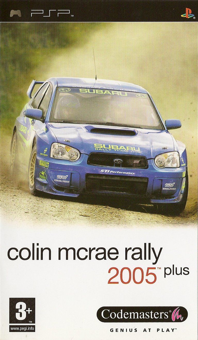 Front cover of Colin McRae Rally 2005 Plus for PlayStation Portable