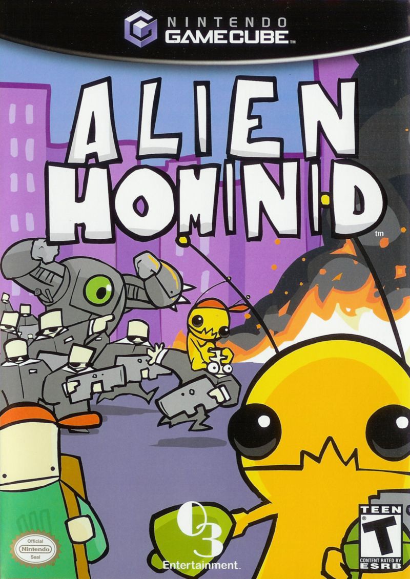 Front cover of Alien Hominid for Nintendo GameCube