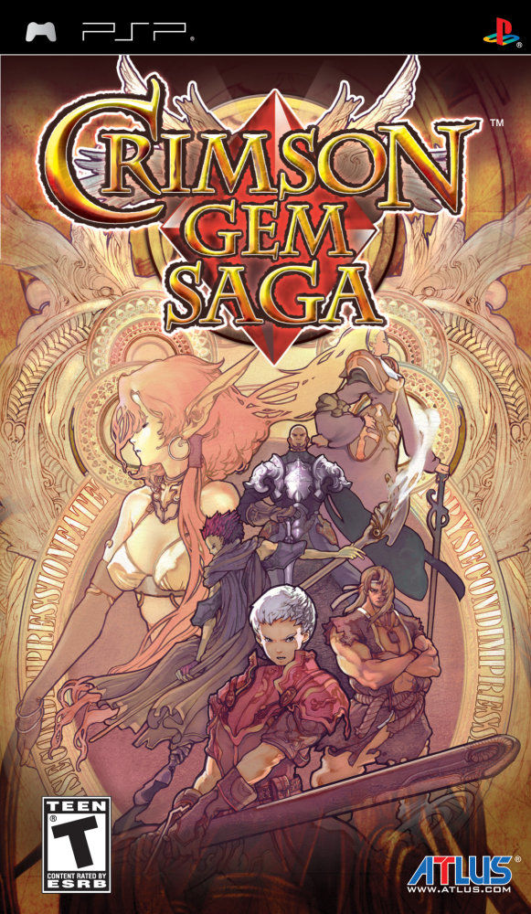 Front cover of Crimson Gem Saga for PlayStation Portable