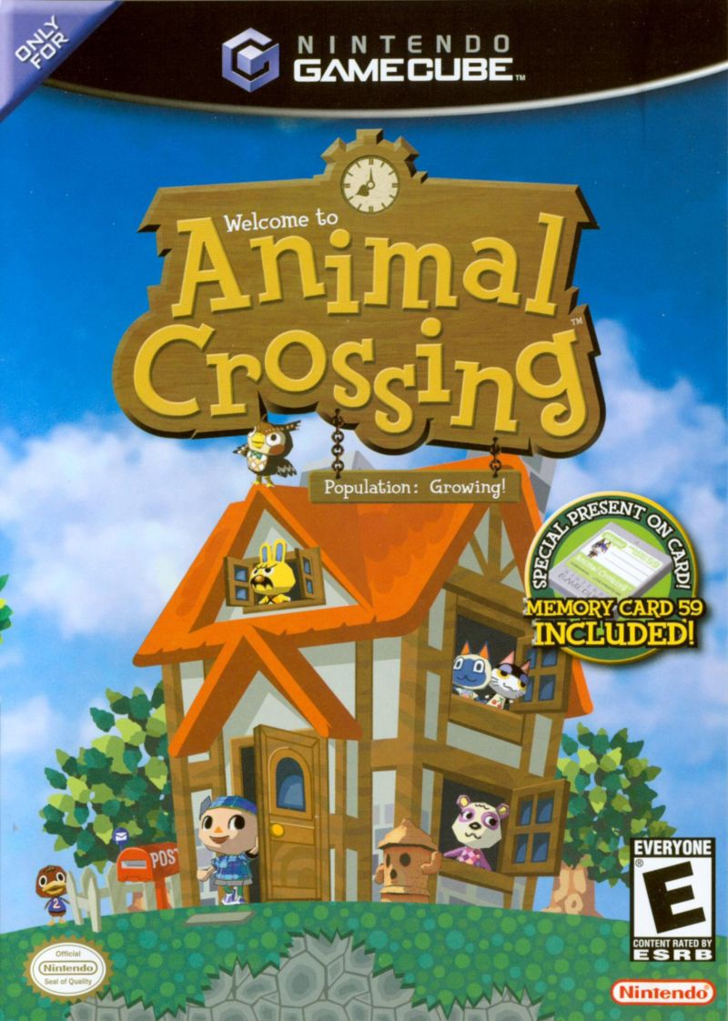 Front cover of Animal Crossing for Nintendo GameCube