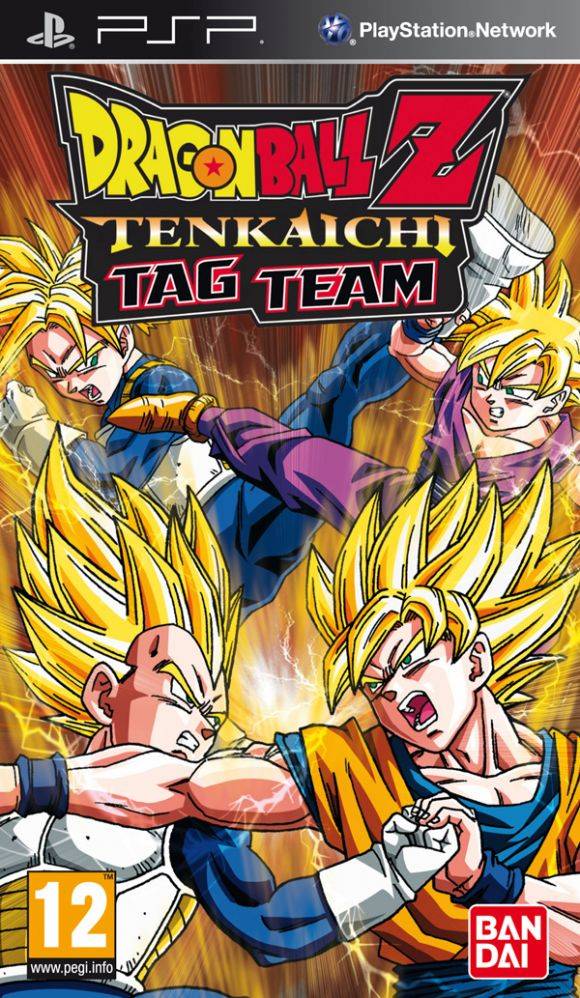 Front cover of Dragon Ball Z: Tenkaichi Tag Team for PlayStation Portable