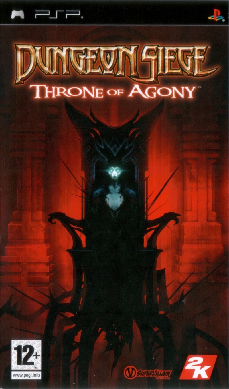 Front cover of Dungeon Siege: Throne of Agony for PlayStation Portable