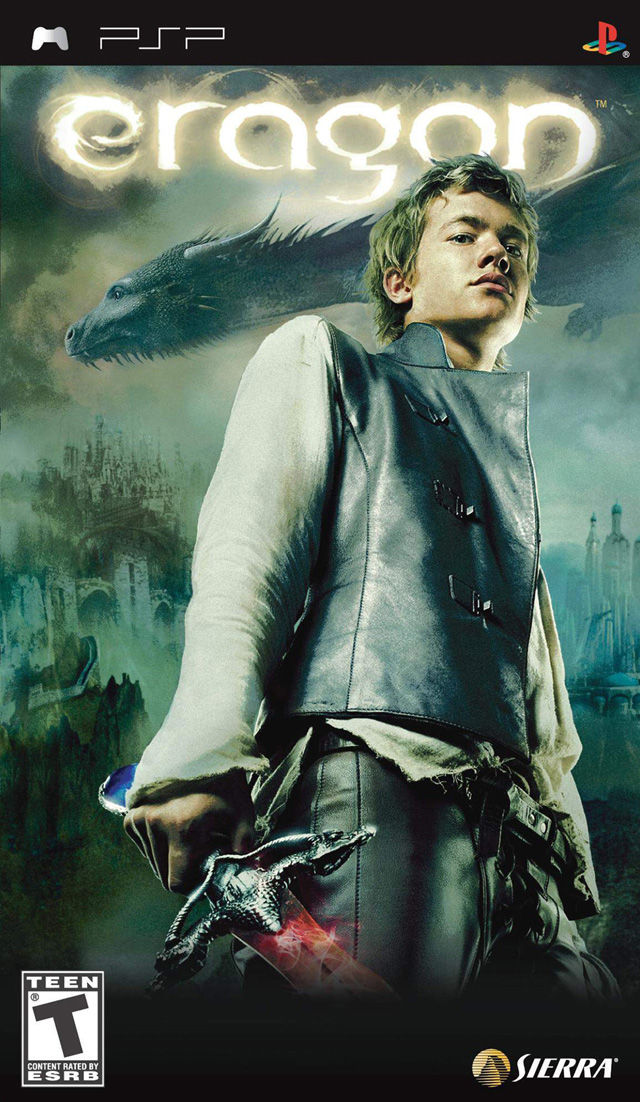 Front cover of Eragon for PlayStation Portable