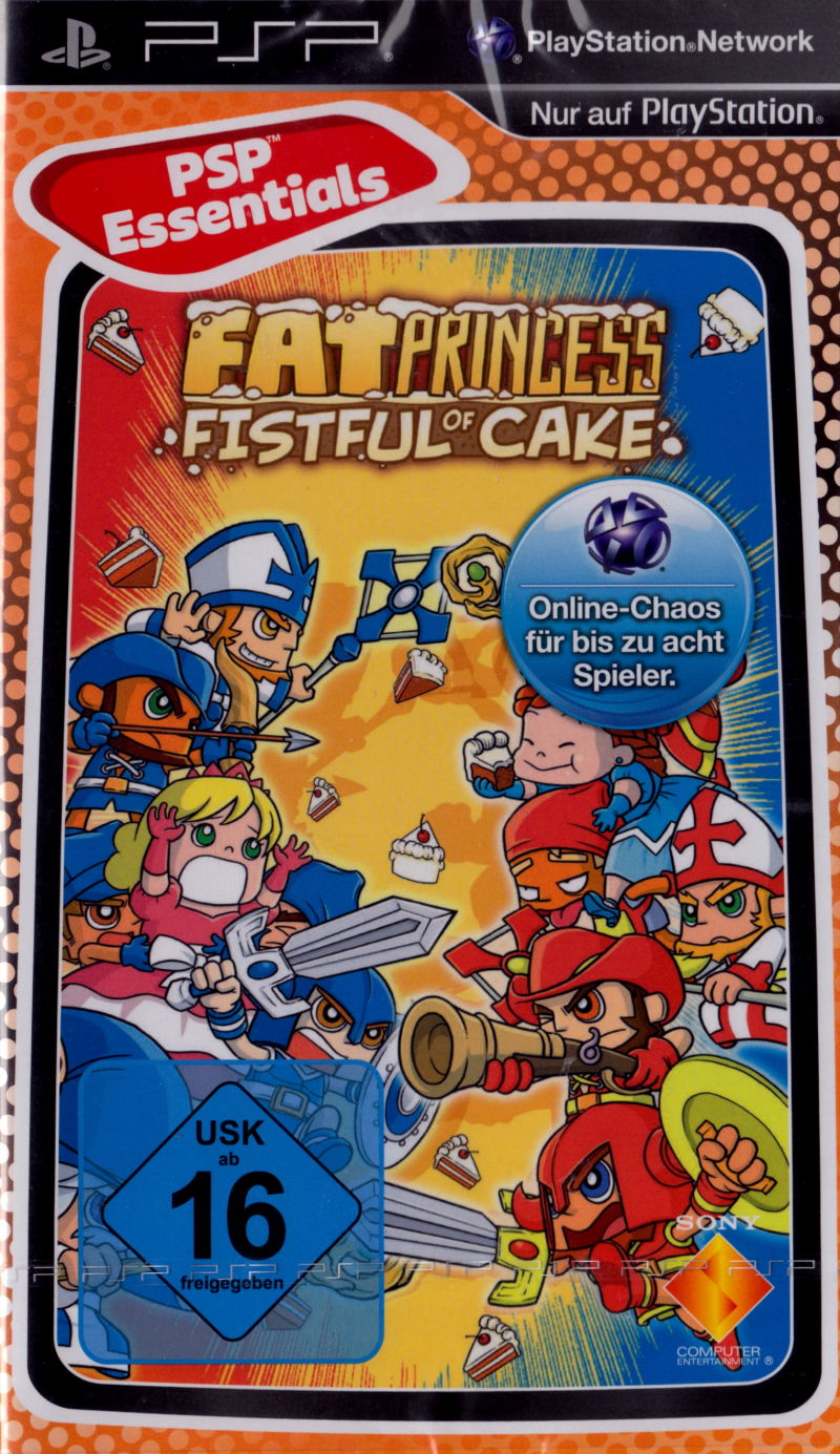 Front cover of Fat Princess: Fistful of Cake for PlayStation Portable