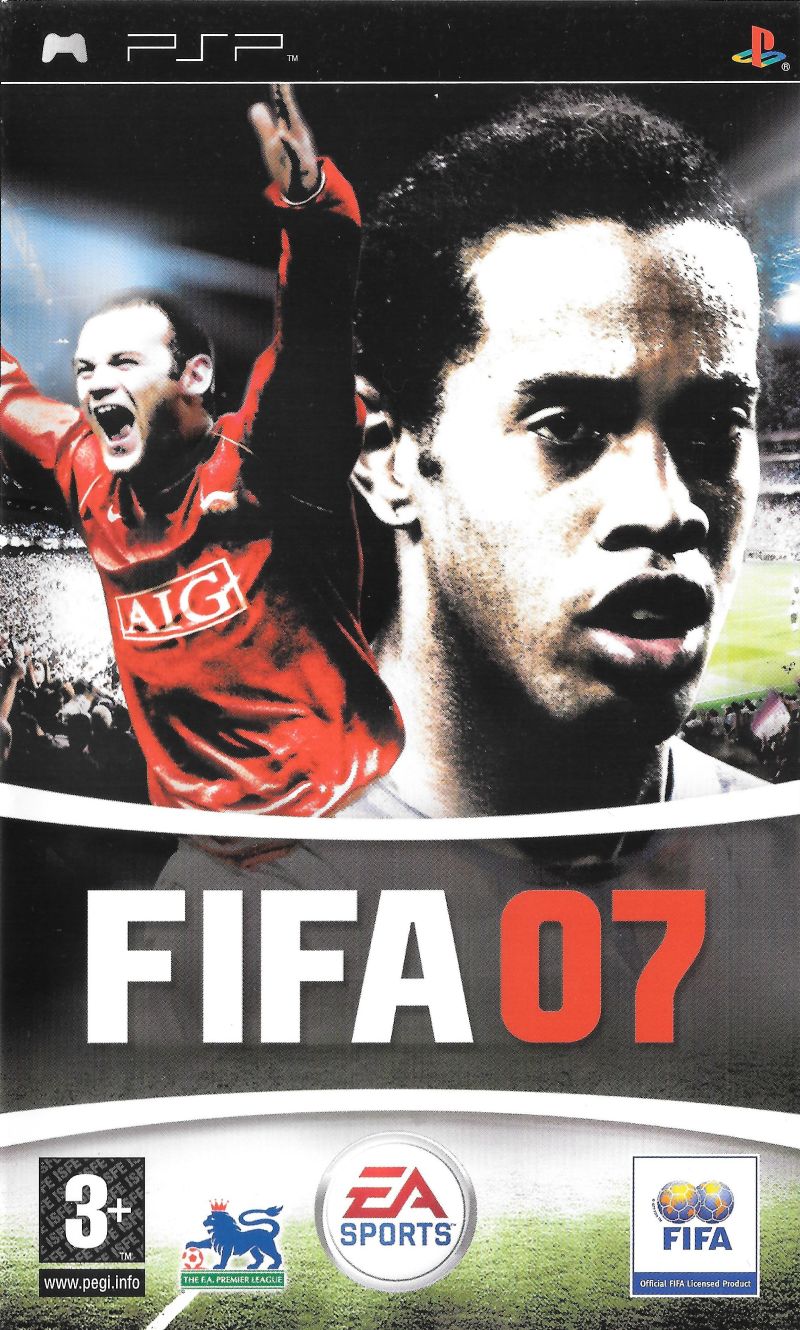 Front cover of FIFA Soccer 07 for PlayStation Portable