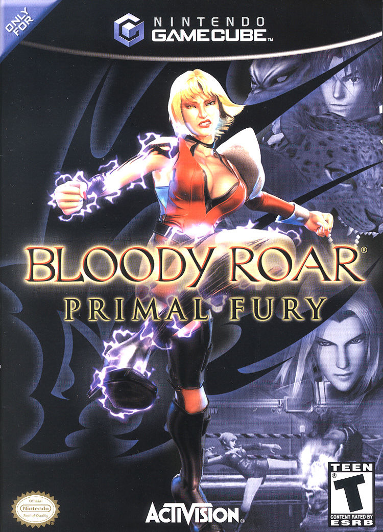 Front cover of Bloody Roar: Primal Fury for Nintendo GameCube