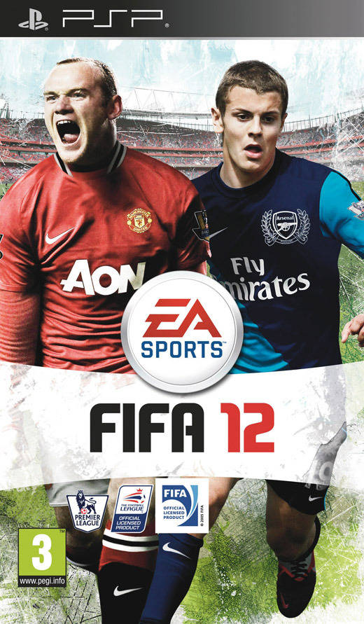 Front cover of FIFA Soccer 12 for PlayStation Portable
