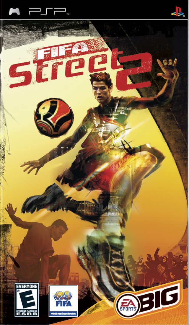 Front cover of FIFA Street 2 for PlayStation Portable