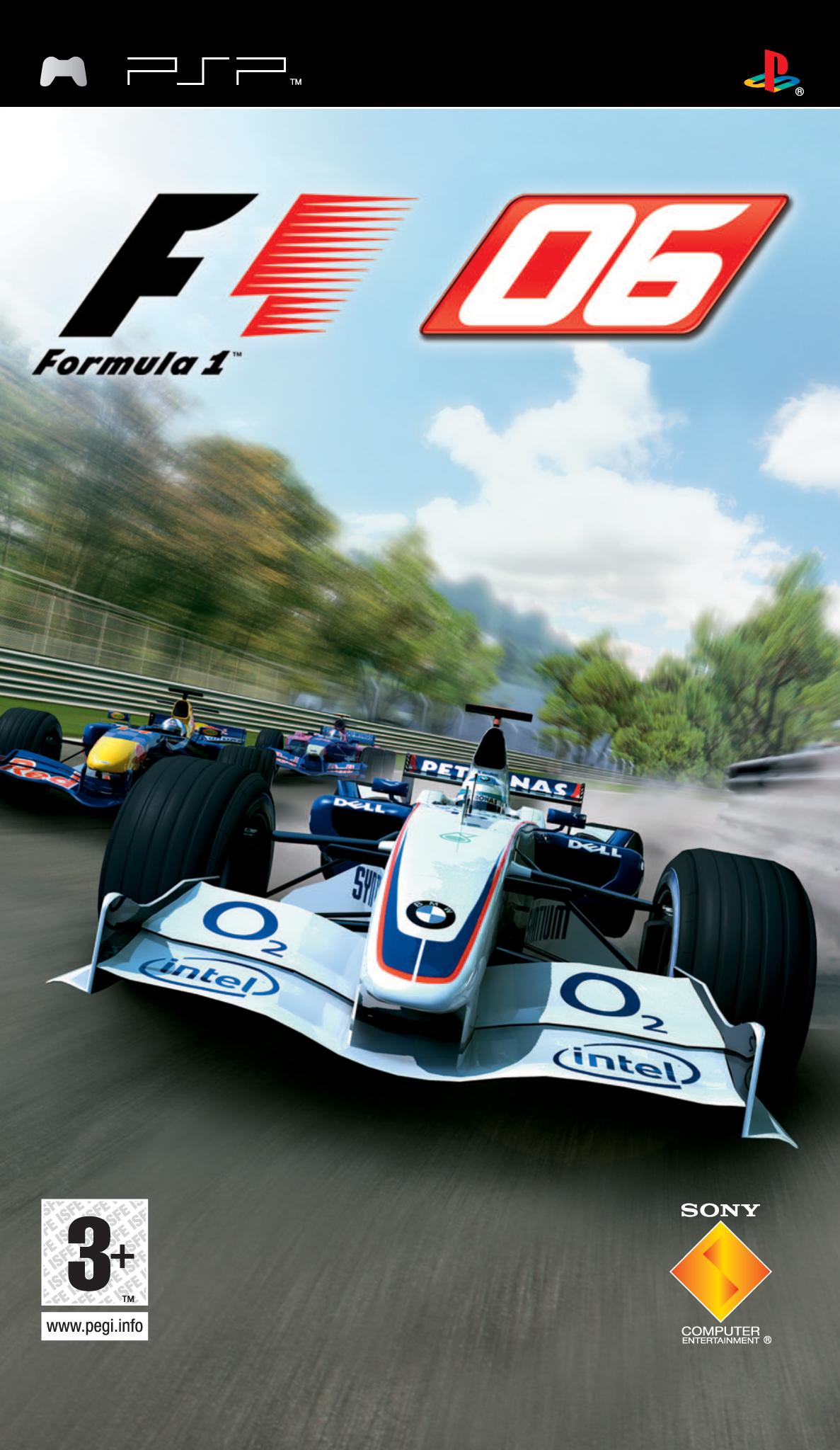 Front cover of Formula One 06 for PlayStation Portable