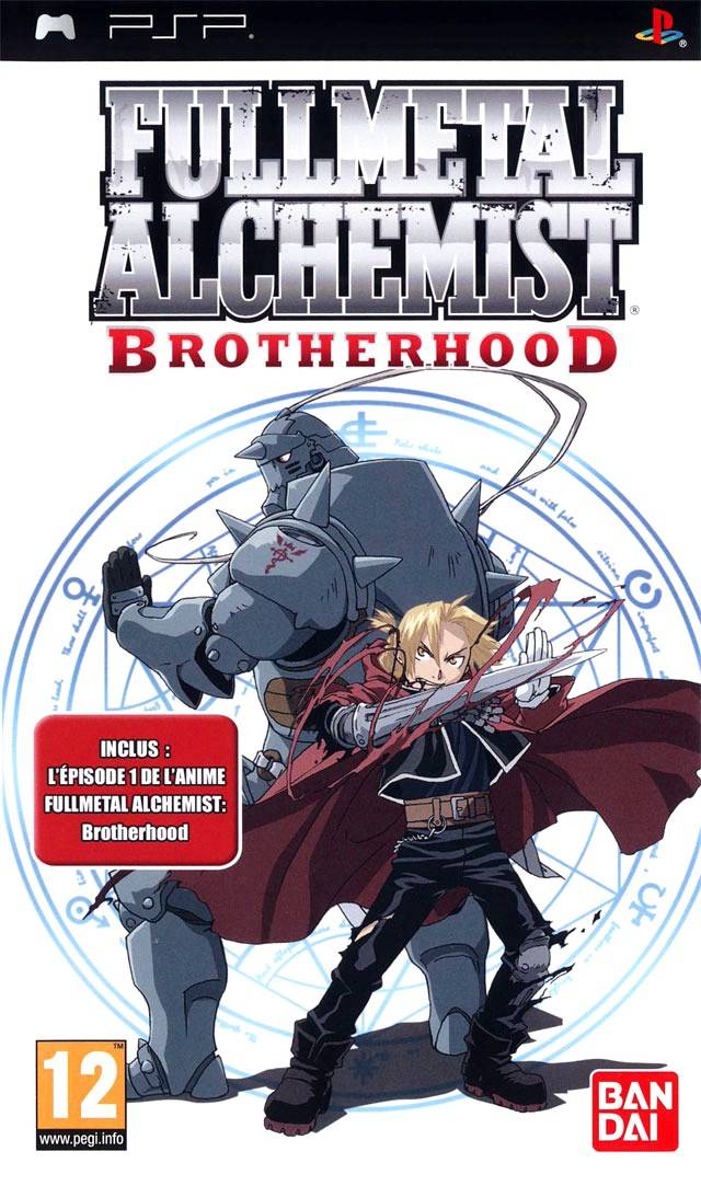 Front cover of Fullmetal Alchemist: Brotherhood for PlayStation Portable