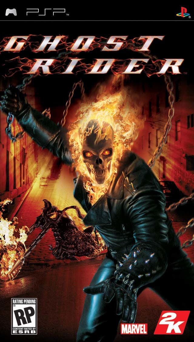 Front cover of Ghost Rider for PlayStation Portable