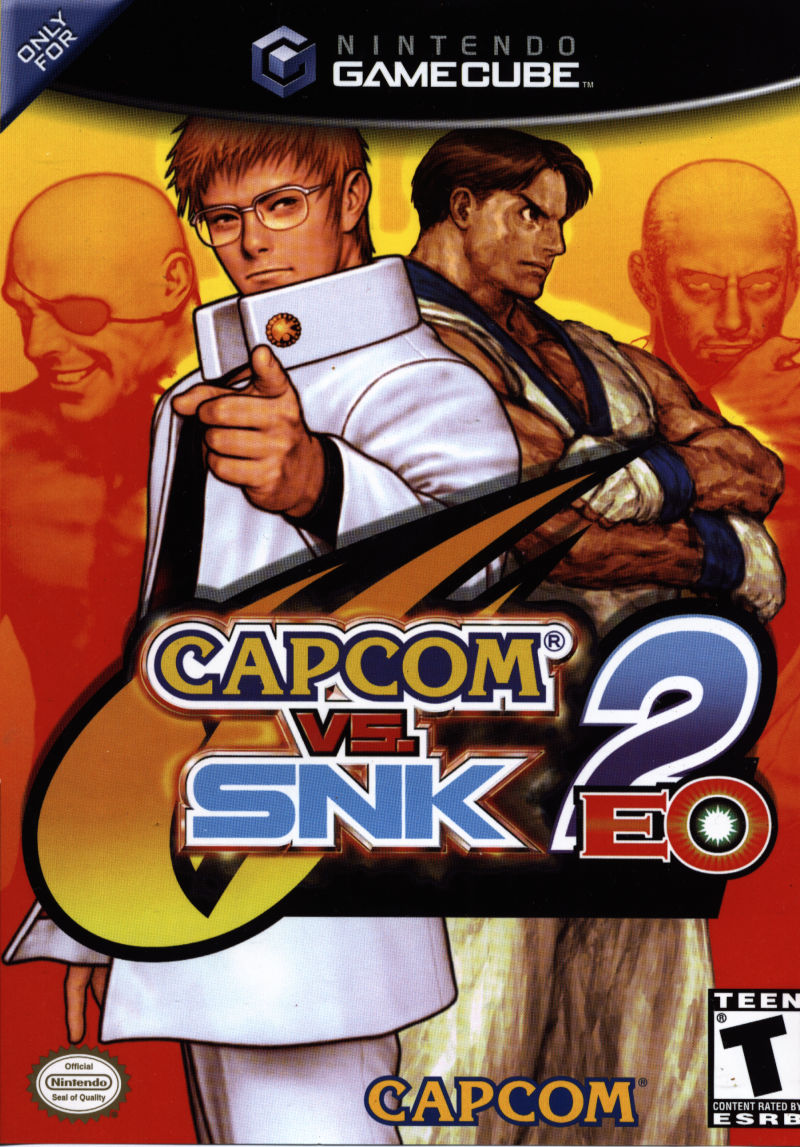 Front cover of Capcom vs. SNK 2 EO for Nintendo GameCube