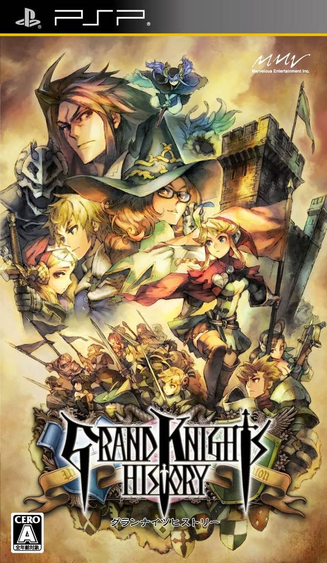 Front cover of Grand Knights History for PlayStation Portable