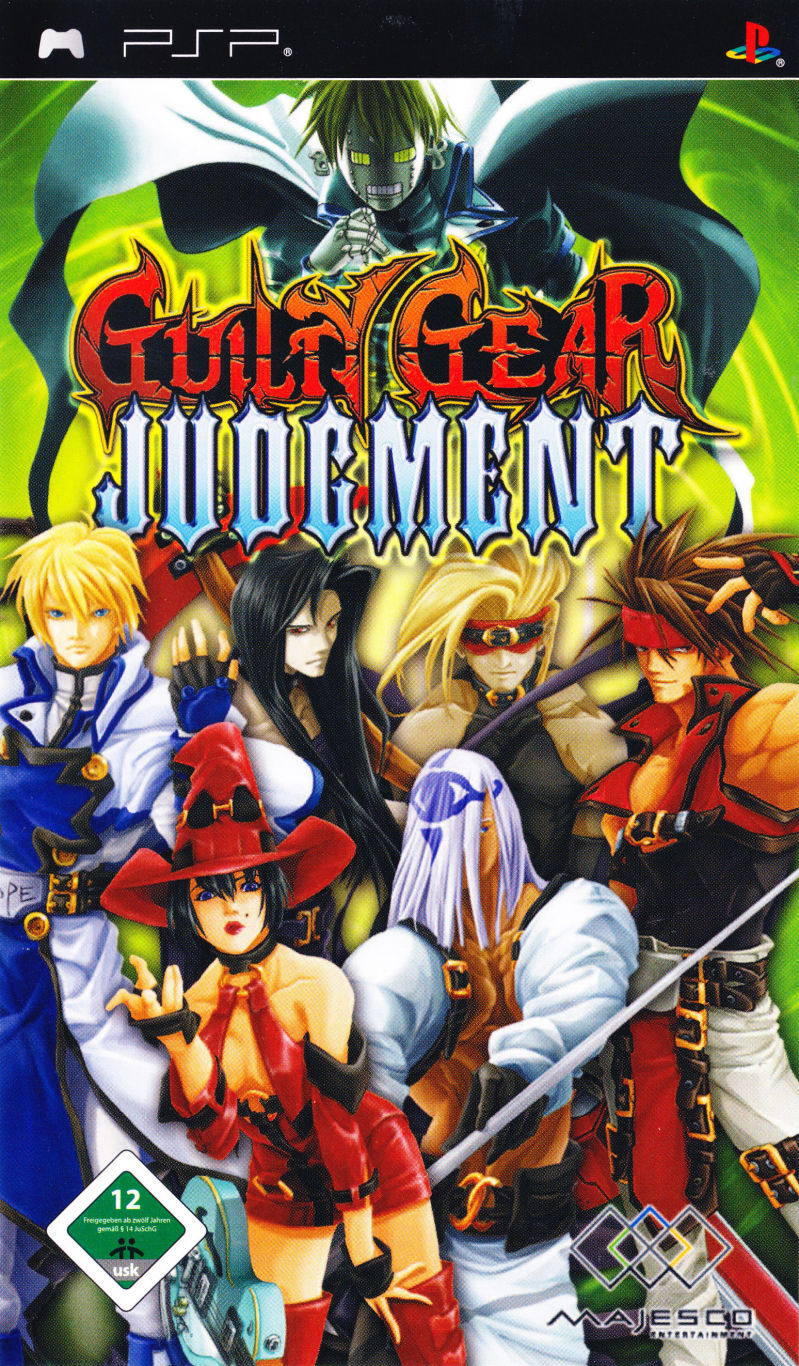 Front cover of Guilty Gear Judgment for PlayStation Portable