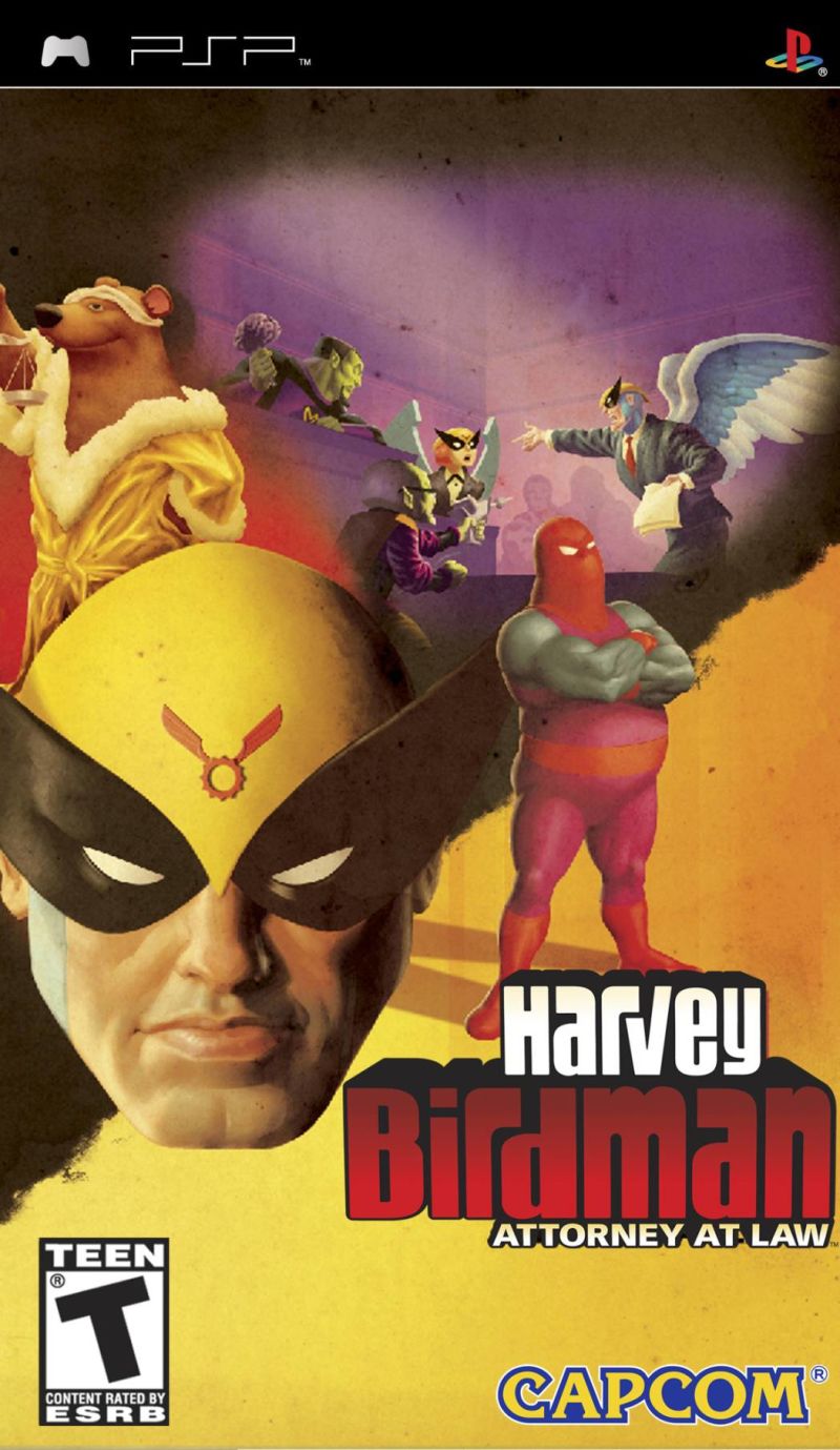 Front cover of Harvey Birdman: Attorney at Law for PlayStation Portable