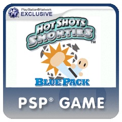 Front cover of Hot Shots Shorties: Blue for PlayStation Portable